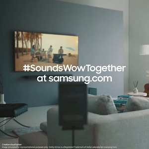 Hear it like it's happening right around you. Experience the world's 1st built-in wireless Dolby Atmos connection on the Q-series #Soundbar. Lose the wires, hear the epic, on the Q-series Soundbar. Buy now: http://smsng.co/6188O74pj. #SoundsWowTogether #Samsung | Samsung