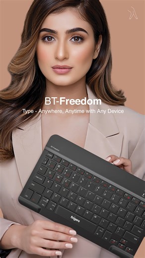 1.2K views · 13 reactions | Embrace the freedom to type your way with #FINGERS BT-Freedom Wireless Keyboard — compact, powerful, and whisper-quiet. Equipped with X-Scissor keys for all-day comfort, it delivers a seamless typing experience across your desktop, laptop, or phone. | FINGERS | Facebook