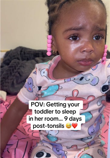 Toddler's Dramatic Reaction to Sleeping Alone Post-Tonsil Surgery