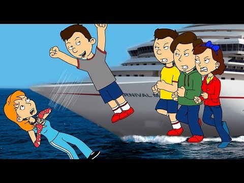 Classic Caillou Pushes Rosie Off A Cruise Ship/Arrested/Executed