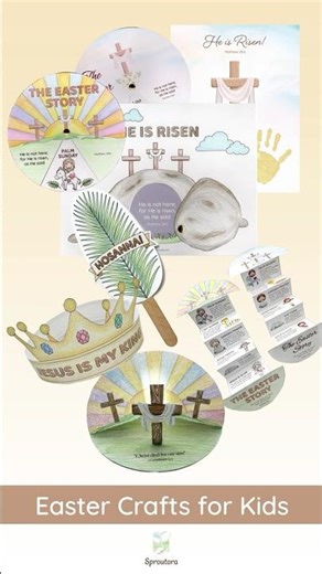 Easter Craft Bundle for Kids | Printable Holy Week & Sunday School Activities
