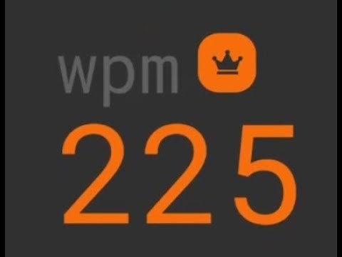 225 WPM - RANK 47 MONKEYTYPE LEADERBOARD