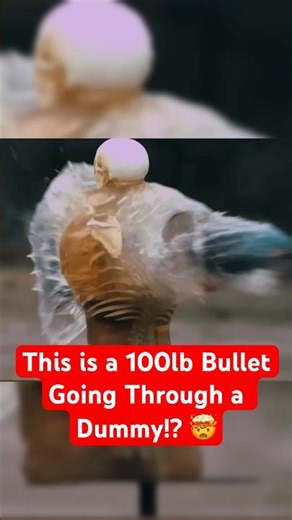 What Happens When a 100lb Bullet Hits You at 2,500 FPS? 🤯