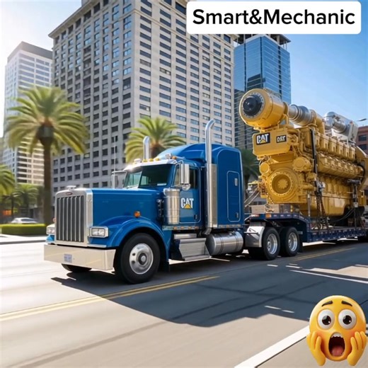 30K views · 337 reactions | #fblifestyle world Largest Engine Carrying Trailer Truck來 #usa #Smart #mechanic #mechanicalengineering #foryourpage #fblifestyletyle | Smart&mechanic | Facebook