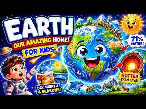 🌍 Amazing Facts About Earth for Kids | Planet Earth Explained