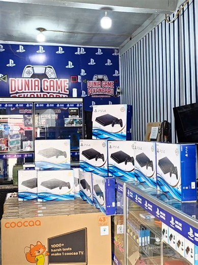 Orderan dari sultan calon bos rental 14 unit ps4 slim 16 unit tv 43in dan 50in beserta 2 nintendo swicth oled dunia game pekanbaru toko ps2 ps3 ps4 ps5 nintendo swicth dan servis ps