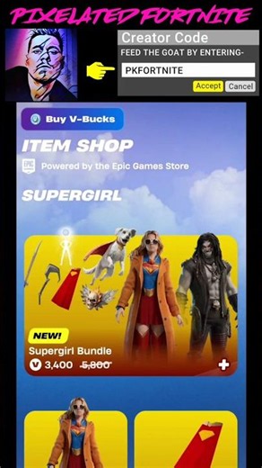 Supergirl Krypto & Lobo item shop today #fortnite #fortniteclips #fortniteitemshop