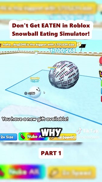 Don't Get EATEN in Roblox Snowball Eating Simulator! (1)