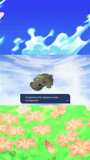 Evolving Hippopotas into Hippowdon - Pokemon Legends ZA #shorts #evolution #pokemon