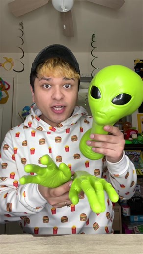 I hung up an alien in my room! 👽 Should I dress him up? #alien #roomdecorideas #fypシ゚viral #viral #tiktokmademebuyit