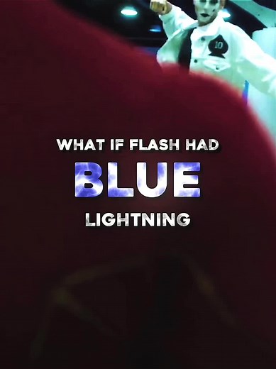 Someone said if i change the suit it would look cool and i agree || #edit #cw #flash #speedforce #lightning #blue #colorchange #fyp