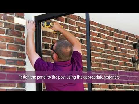 How to Set Porch Enclosure Panels | Step 4 Installation Guide