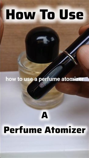 How to use a perfume atomizer #perfume #fragrance #cologne #perfumetips #fragrancetips