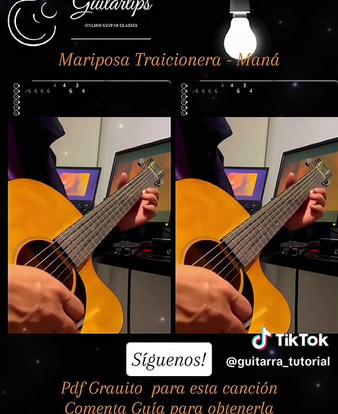 Cómo tocar la guitarra: Mariposa traicionera