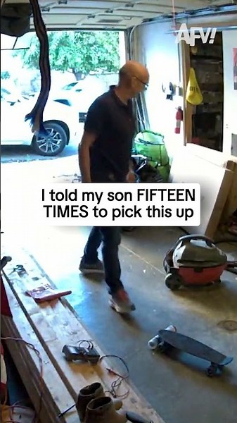 I told my son FIFTEEN TIMES to pick this up
