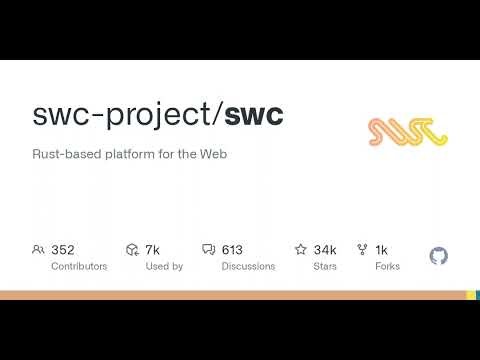 GitHub - swc-project/swc: Rust-based platform for the Web