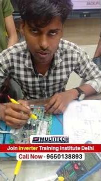 Home Inverter Repairing Course | Student Khud Se Voltage Checking Karna Sikh Raha Hai