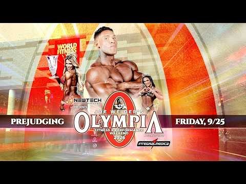 Mr.Olympia Men's Classic Physique & 212 Bodybuilding Pre-Judging Live Full Coverage 2026