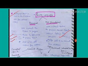 Query language and it's types - lecture71/ DBMS