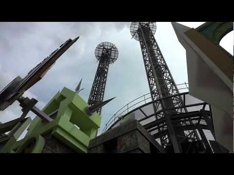 HD Dr Doom's Fear Fall free fall ride at Islands of Adventure Orlando Florida