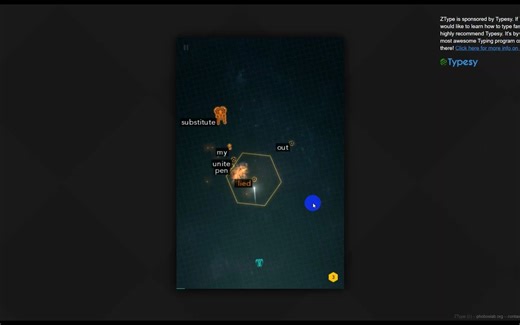 ztype-在线打字练习游戏