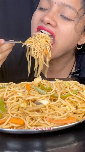 Chowmine Challenge 🥵👌 #mukbang #eatingshow