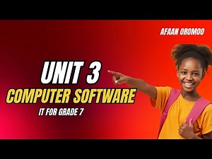 🔴 IT for Grade 7 – Chapter 3: Computer Software (Full Lesson)