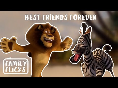 Alex & Marty's Bromance | Madagascar (2005) | Family Flicks