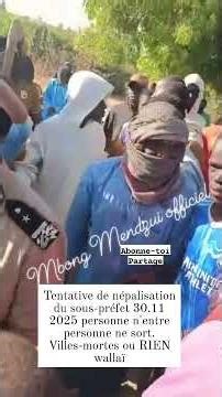 Tentative de népalisation du sous-préfet 30.11.25 personne n'entre personne ne sort🔔ABONNE-TOI☝🏽👀👍🏽