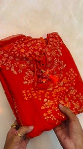 Orange vibe Fresh Mood perfect Look🎀 Azure Chiffon 2ps✨ | Blue bell attire