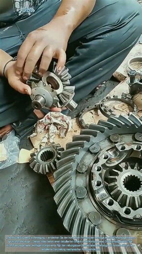 Montage eines Differentialgetriebes für Kraftfahrzeuge!