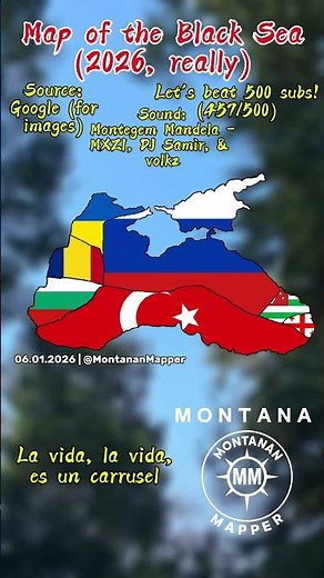 Map of the Black Sea (2014/My Recognition & 2026)🌍🌊