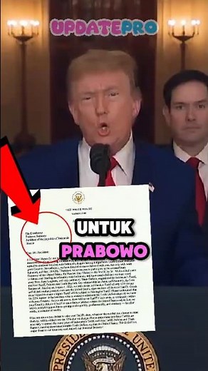 🇺🇸Here's the contents of Trump's letter to Prabowo regarding the 32% tariff attack🇮🇩⚠️