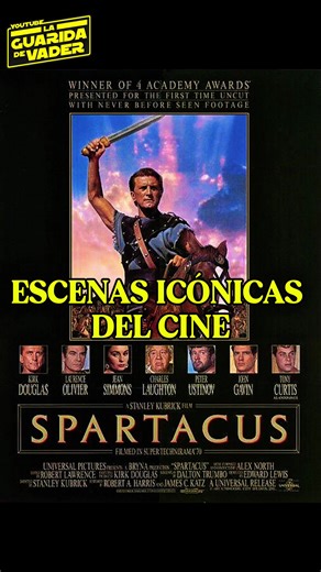 🎬ESCENAS ICÓNICAS DEL CINE: ESPARTACO #spartacus #escenas #cinema #movie #kirkdouglas