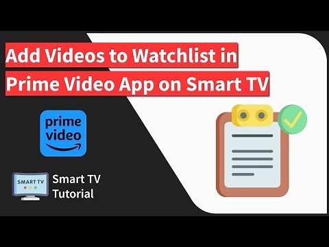 How to Add Videos to Watchlist in Prime Video app on TV