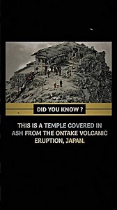 A Temple Buried in Ash After Japan’s Ontake Volcano Eruption