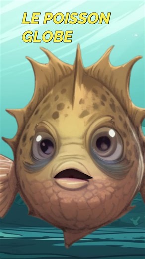 Qui est le poisson globe ? #poisson #poissonglobe #documentaire #nature #animation