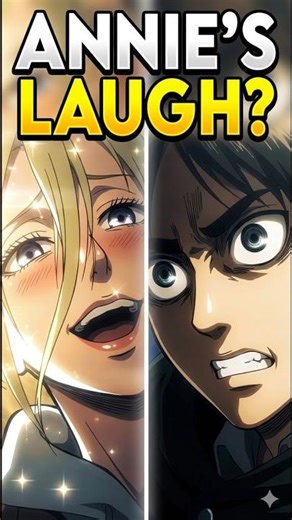 Annie Leonhart: The Female Titan's Cold Smile 💎 #shorts #viral #tranding #attackontitan