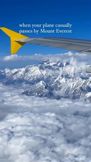 The flight from Kathmandu to Paro (Bhutan) is the most scenic flight in the world. This is one of the only flight routes where you can see the tallest mountain in the world right from your window seat. Most routes avoid the Himalayas, but that’s impossible to get to Bhutan! No sleeping on this flight! Granted it’s only 45 minutes 😜 ✅How many of you are planning to climb peaks in Nepal? Or are you planning to do Everest Base Camp Trek in Nepal? Or which trip you are planning for Please let us kn