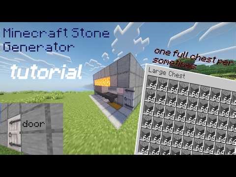 Beginner Stone Generator 1.21.11 | Minecraft Java Edition