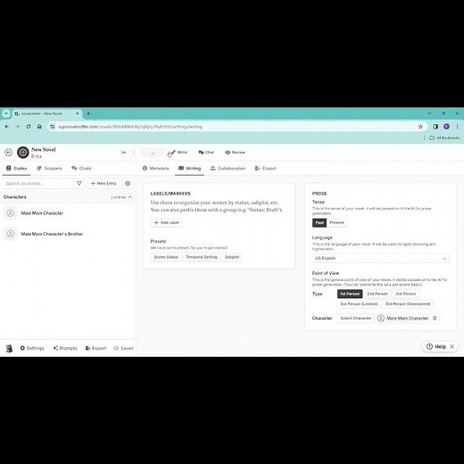 Novel Crafter - Quick Tip - Setting the Scene POV