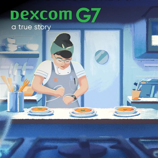 See how your glucose reacts to different foods and find ways to spend more time in range with Dexcom G7 15 Day – the longest-lasting*,†,1, most accurate1 CGM system. *Excludes implantable CGM systems. †A study was conducted to assess the sensor life where 73.9% of sensors lasted the full 15 days. When using the product per the package labeling, approximately 26% of sensors may not last for the full 15 days. 1 Dexcom, Data on File, 2025. For full prescribing information on risks and benefits, vis