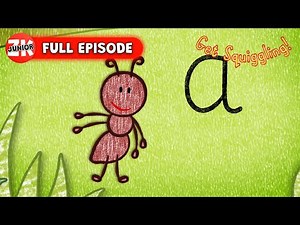 Letter A 🖍️ | Get Squiggling Letters | Full Episode