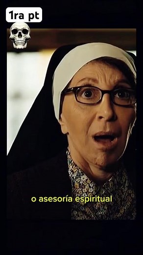 Solo la Monja puede ver los demonios #evil #movie #peliculas