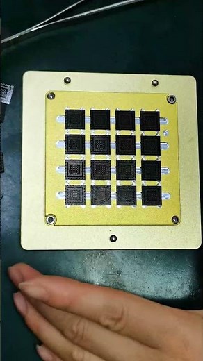 The entire operation process of the BGA16 integrated ball planting fixture That Empowers Me