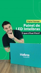 1.1K views | Parceiro, você sabe o que é Pixel Pitch? Geralmente em milímetros essa medida pode ser definida como a distância entre o centro de um pixel e outro, e está diretamente relacionada a distância ideal de observação da tela e a qualidade da imagem! Confira mais detalhes no vídeo. #pixelpitch #paineldeled #digitalsignage | Sou Parceiro Intelbras | Facebook