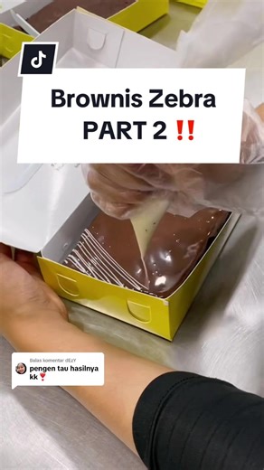 Brownis Leleh Zebra: Cara Membuat dan Topping Unik