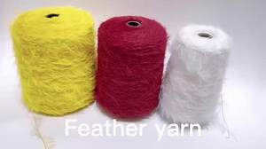 100% Nylon Feather Yarn Sweater Fancy Yarn Knitting Yarns for Sale