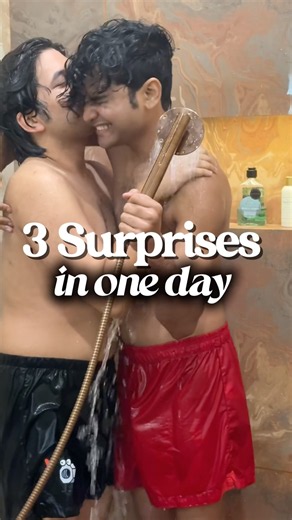 Boyfriend gives 3 Surprises in 1 day 😱| #gaycouplevlogs #couplegoal #boyfriendgoals #lgbtqia