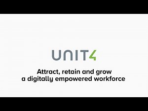 Unit4 PSO - Attract, retain, and grow a digitally empowered workforce video